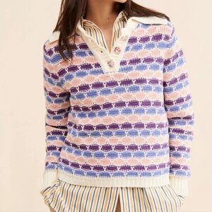 Colorful Striped Women's Sweater